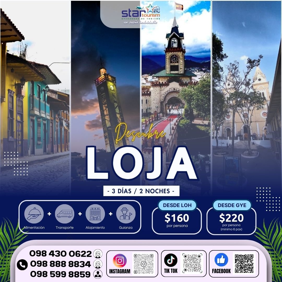 Vista del Parque Jipíro en Loja