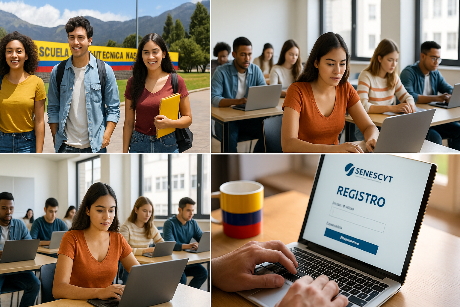 Ingreso a la universidad en Ecuador 2025 Estudiantes universitarios en campus ecuatoriano