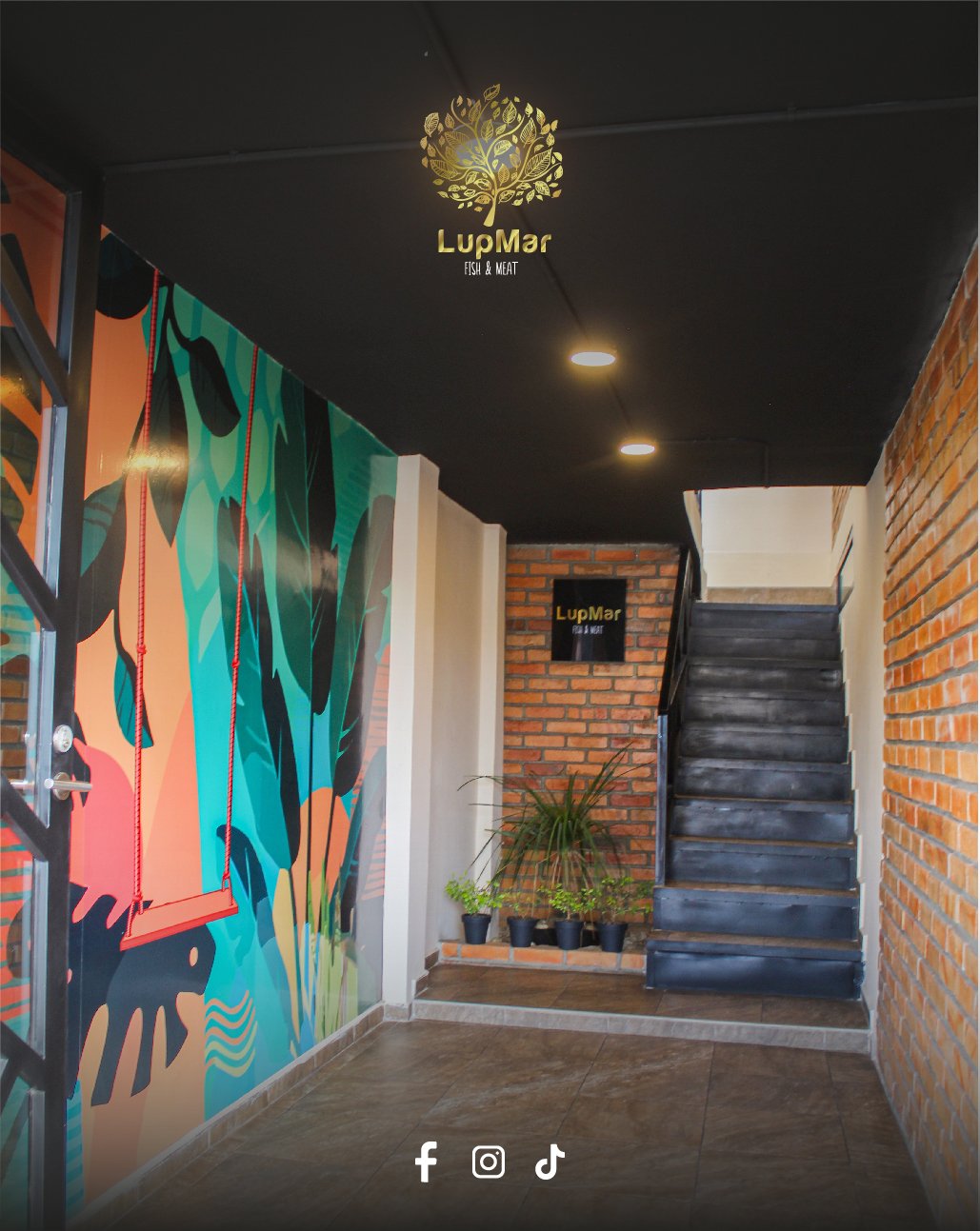 Ambiente interno de LupMar Fish & Meat Loja 1
