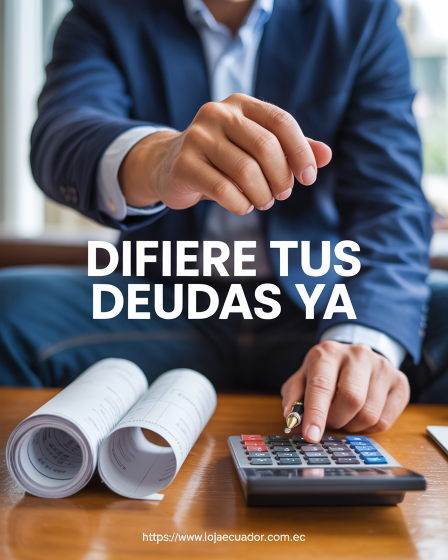 Representación visual del alivio financiero en Ecuador