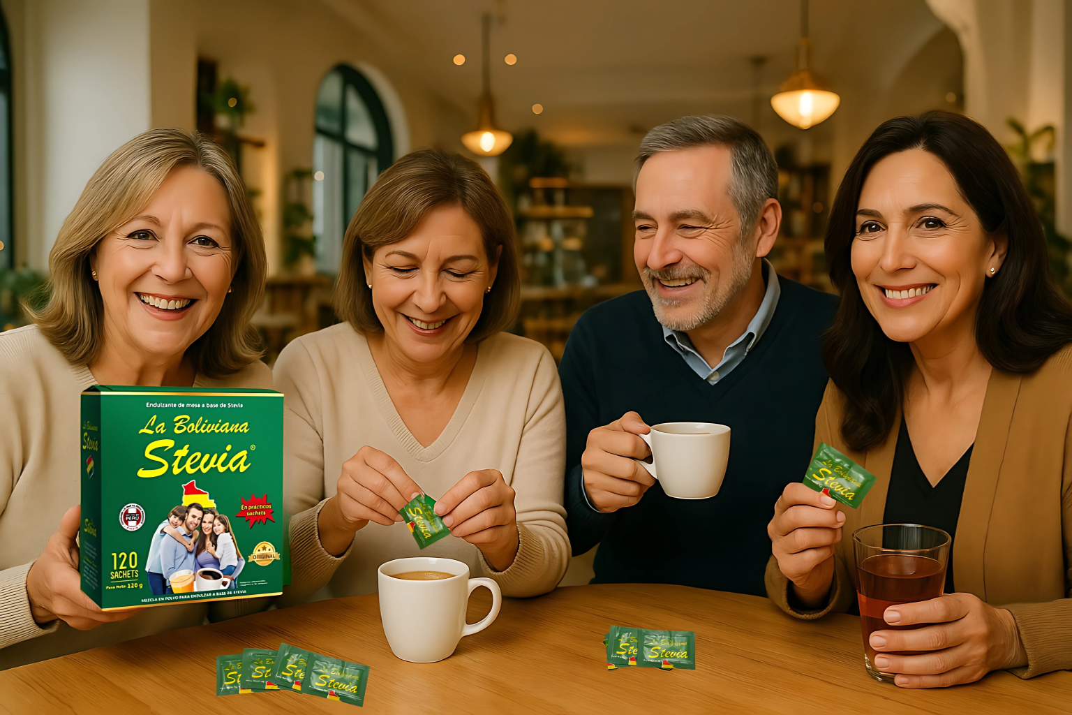 Publicidad de La Boliviana Stevia - Endulzante Saludable