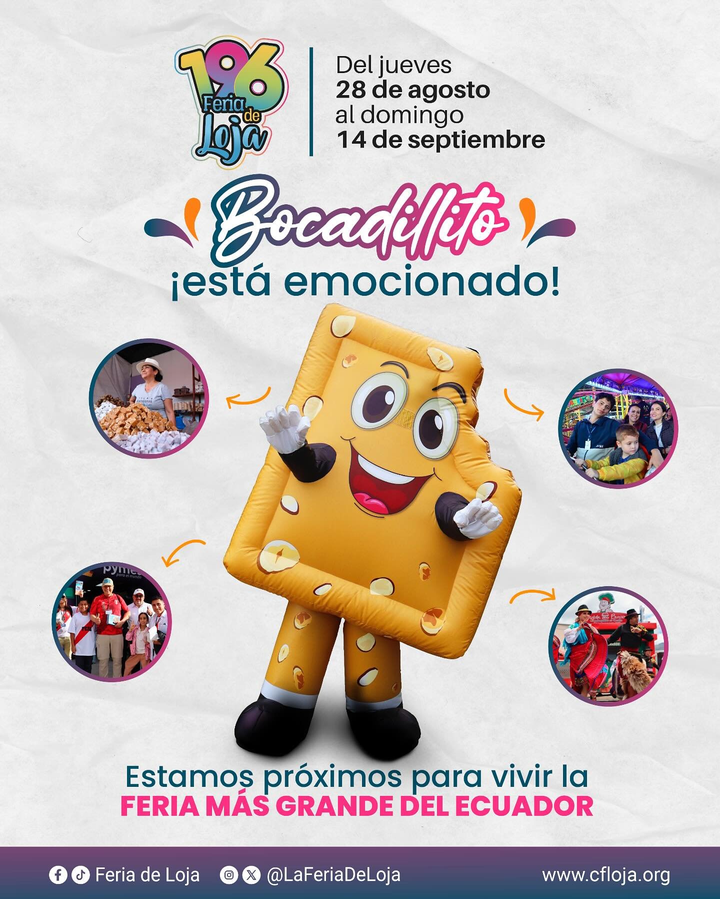 Afiche oficial de la 196 Feria de Loja 2025