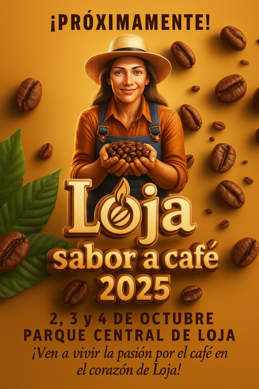 Pancarta promocional del festival Loja Sabor a Café 2025