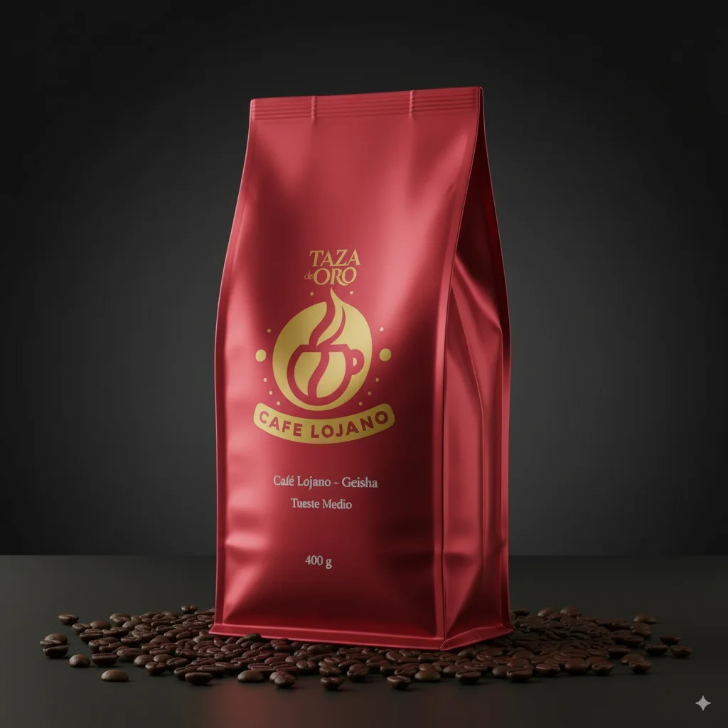 Café Lojano Geisha – Taza de Oro | Bolsa 400 g – Tueste Medio