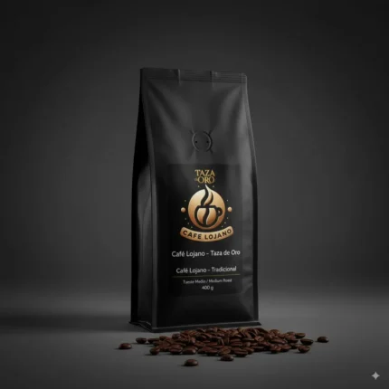 Café Lojano Tradicional – Taza de Oro | Bolsa 400 g – Tueste Medio