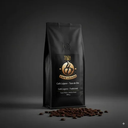 Café Lojano Tradicional – Taza de Oro | Bolsa 840 g – Tueste Medio