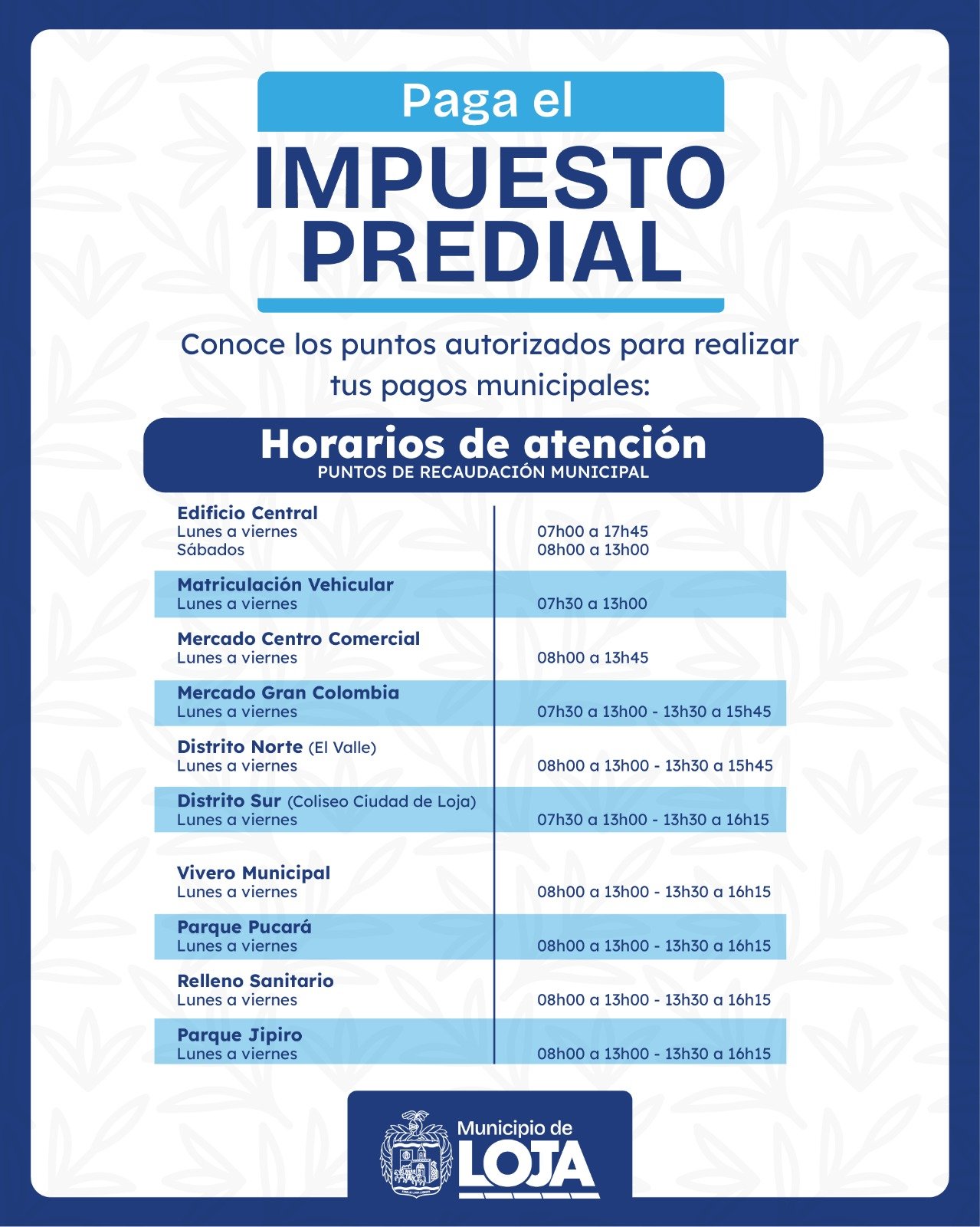 Descuentos Predial Loja 2026