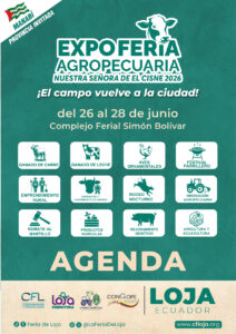 Afiche oficial Expoagropecuaria Nuestra Señora de El Cisne 2026 en Loja