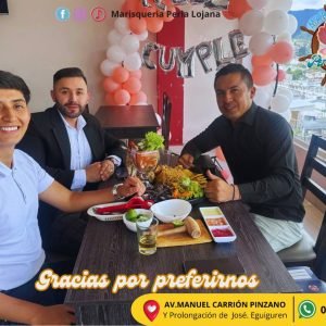 Perla Lojana: mariscos frescos y vista privilegiada en Loja.