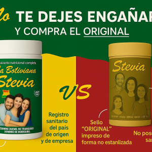 La Boliviana Stevia: El Mejor Endulzante del Mercado, 100% Original y con Notificación Sanitaria4242424