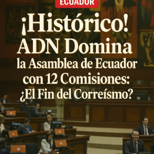 ADN Toma Control de la Asamblea de Ecuador con 12 Comisiones