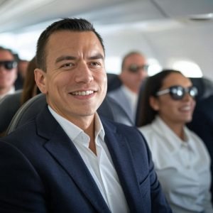Noboa arranca gira oficial por siete países de Europa, Asia y Oriente Medio