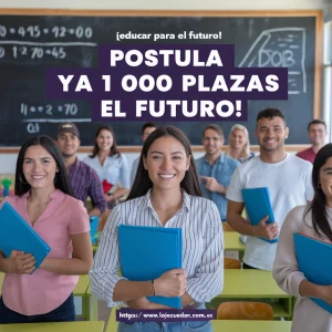 Concurso Docente Ecuador 2025: 1000 Plazas MINEDUC